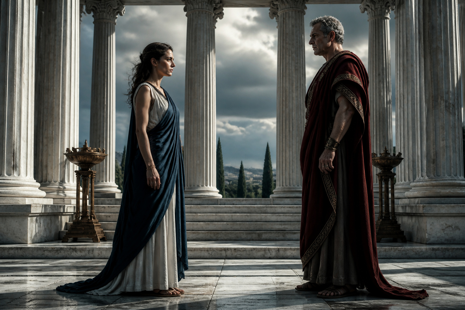 Confrontation antique
