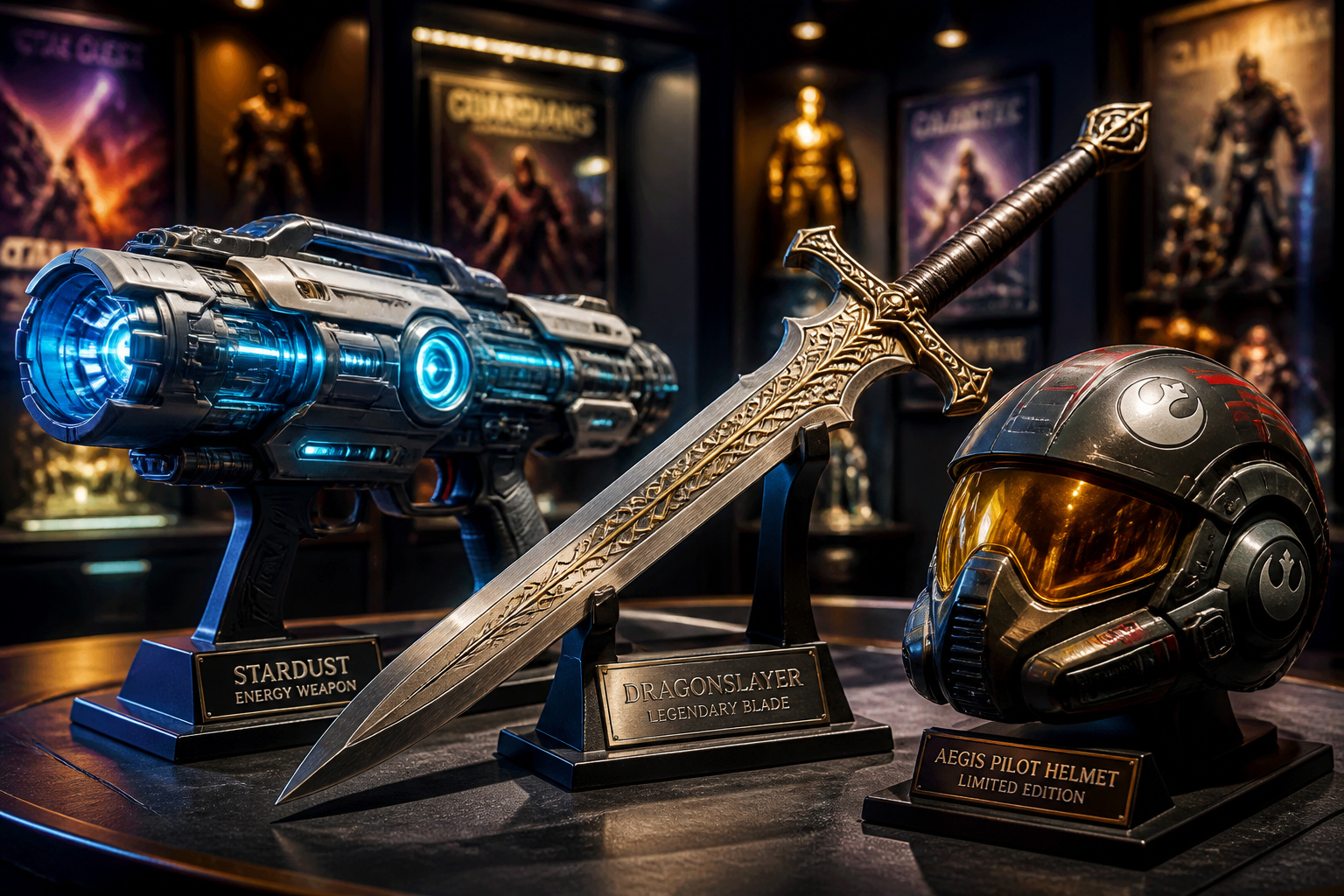 Collection dobjets iconiques de cinema